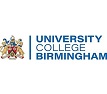 The University College Birmingham (UCB) logo. UCB are a CTH University Partner.